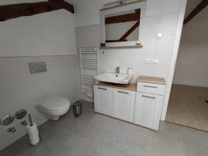 Koupelna v ubytování Ferienwohnung im sanierten Denkmal max 5 Personen FeWo2