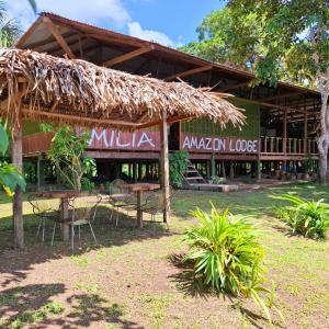Zahrada ubytování Milía Amazon Lodge