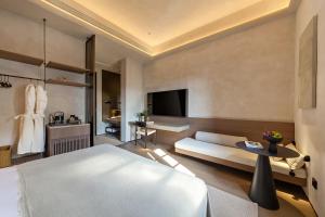 TV o dispositivi per l'intrattenimento presso Linggan Anyu Hotel