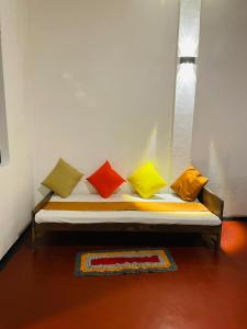 Ένα ή περισσότερα κρεβάτια σε δωμάτιο στο Ami place Rooms with Kitchen