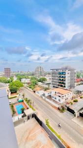 Nespecifikovaný výhled na destinaci Accra nebo výhled na město při pohledu z apartmánu