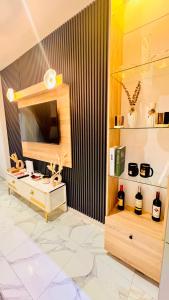 Kuchyň nebo kuchyňský kout v ubytování Hilton Essence Studio, Airport-Accra