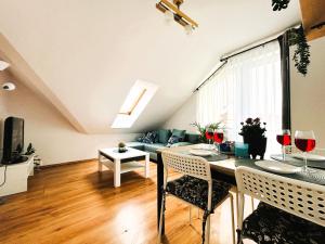 Część wypoczynkowa w obiekcie Apartament Słoneczny 1