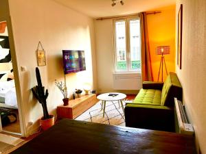 Televisyen dan/atau pusat hiburan di Bel Appartement Duck, Centre, Sèvres