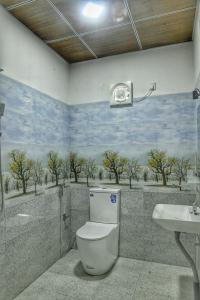a bathroom with a toilet and a sink at Pinnacle Safari Resort in Udawalawe +111 photos