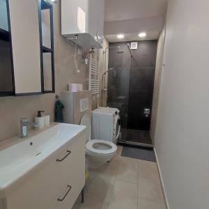 Koupelna v ubytování BOBANO Apartman
