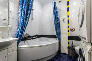 Koupelna v ubytování Centrum Hostel