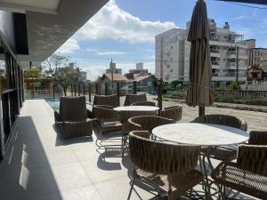 Balkón nebo terasa v ubytování Piscina no condominio! Apto em Palmas! OJ04I