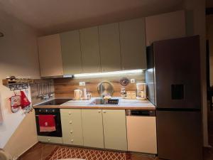 Kuchyň nebo kuchyňský kout v ubytování Ιξός Home