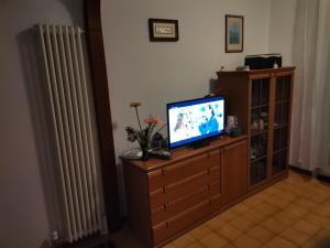 TV a/nebo společenská místnost v ubytování Camera in appartamento