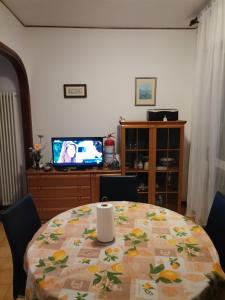 TV a/nebo společenská místnost v ubytování Camera in appartamento