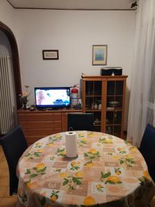 TV a/nebo společenská místnost v ubytování Camera in appartamento