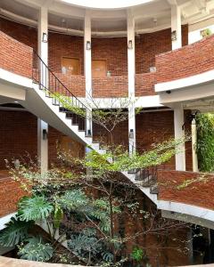 A garden outside Rumanami Residence