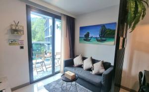 Area soggiorno di B506-top Floor Pool View 1 Br At Ao Nang Beach