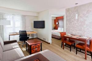 TV a/nebo společenská místnost v ubytování Residence Inn by Marriott Waco