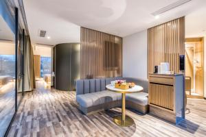 Posezení v ubytování Cozylife Hotel Canal