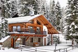 K Lodge Mountain durante o inverno