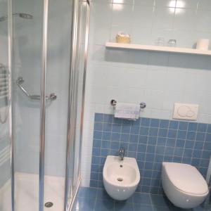 Koupelna v ubytování Hotel Tre Re
