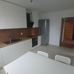 Kuchyň nebo kuchyňský kout v ubytování Apartament Popiełuszki + 13 fotografií