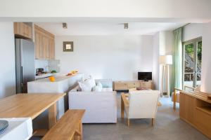 Χώρος καθιστικού στο Ionian White Villa