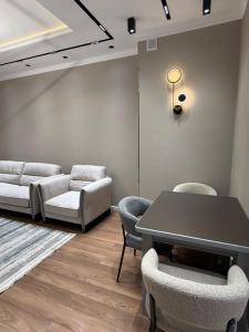 Posezení v ubytování Apartment A