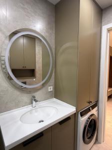 Koupelna v ubytování Apartment A