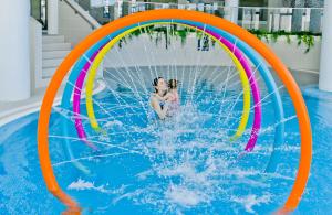 Bazén v ubytovaní Aqua Resort Apartments-Aqua Park no limit, parking alebo v jeho blízkosti