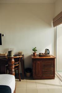 Coffee and tea making facilities at Neevana Hotel Hikkaduwa