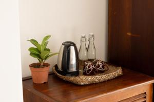 Coffee and tea making facilities at Neevana Hotel Hikkaduwa