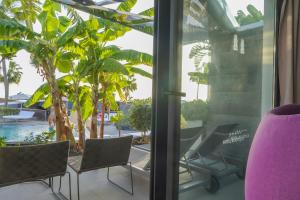 Uma área de estar em La Isla y el Mar, Hotel Boutique
