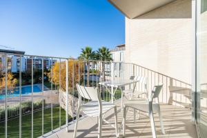 Balkón nebo terasa v ubytování Hauzify I Apartament Jardins d'Aro