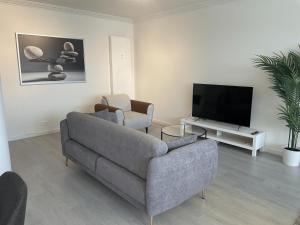 TV a/nebo společenská místnost v ubytování Chez HN Confort et Style