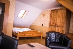 Postel nebo postele na pokoji v ubytování Hotel Am Rathaus