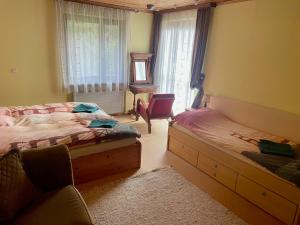 Posteľ alebo postele v izbe v ubytovaní Ferienwohnung Sophie