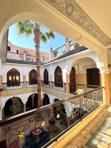 Balkón nebo terasa v ubytování Riad Fatinat Marrakech