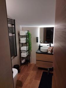 Phòng tắm tại Sierra Nevada El Tesoro