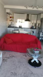 Kuchnia lub aneks kuchenny w obiekcie Moderne Appartement Cannes Californie