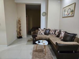 Χώρος καθιστικού στο Apartmani i sobe Gromilovic