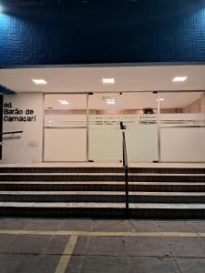 a set of stairs in front of a building at Fit Hostel - Piratas da Praia in Recife +12 photos