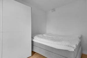 Postel nebo postele na pokoji v ubytování Northstay - Nyholmen Panorama, Fantastic Views, Sleeps 4