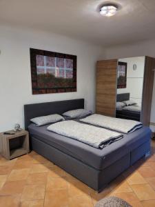 Ένα ή περισσότερα κρεβάτια σε δωμάτιο στο Ferienhaus BO