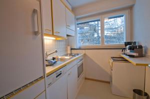Kuchyň nebo kuchyňský kout v ubytování Haus Matten, Apartment Birch + 11 fotografií