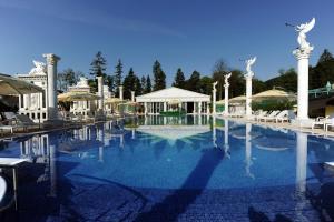 The swimming pool at or close to Aphrodite Palace