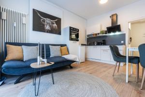 Dapur atau dapur kecil di Apartment Gutenberg mit eigenem Stellplatz