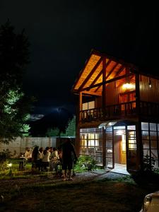 Zahrada ubytování Hostal Treile