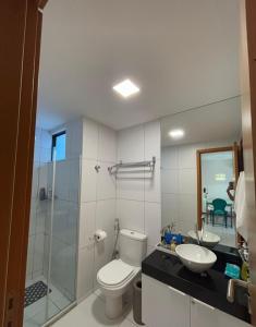 Et badeværelse på Iloa Resort Barra de São Miguel