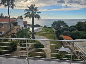 a view of the ocean from a balcony at Exclusivo apartamento en la mejor zona de Tarragona in Tarragona