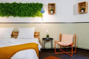 Postel nebo postele na pokoji v ubytování Hotel Alex Berlin