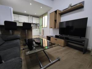 Μια τηλεόραση ή/και κέντρο ψυχαγωγίας στο Apartamento San Millan Confort