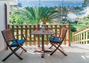 Balkón nebo terasa v ubytování Il giardino di sabbia
